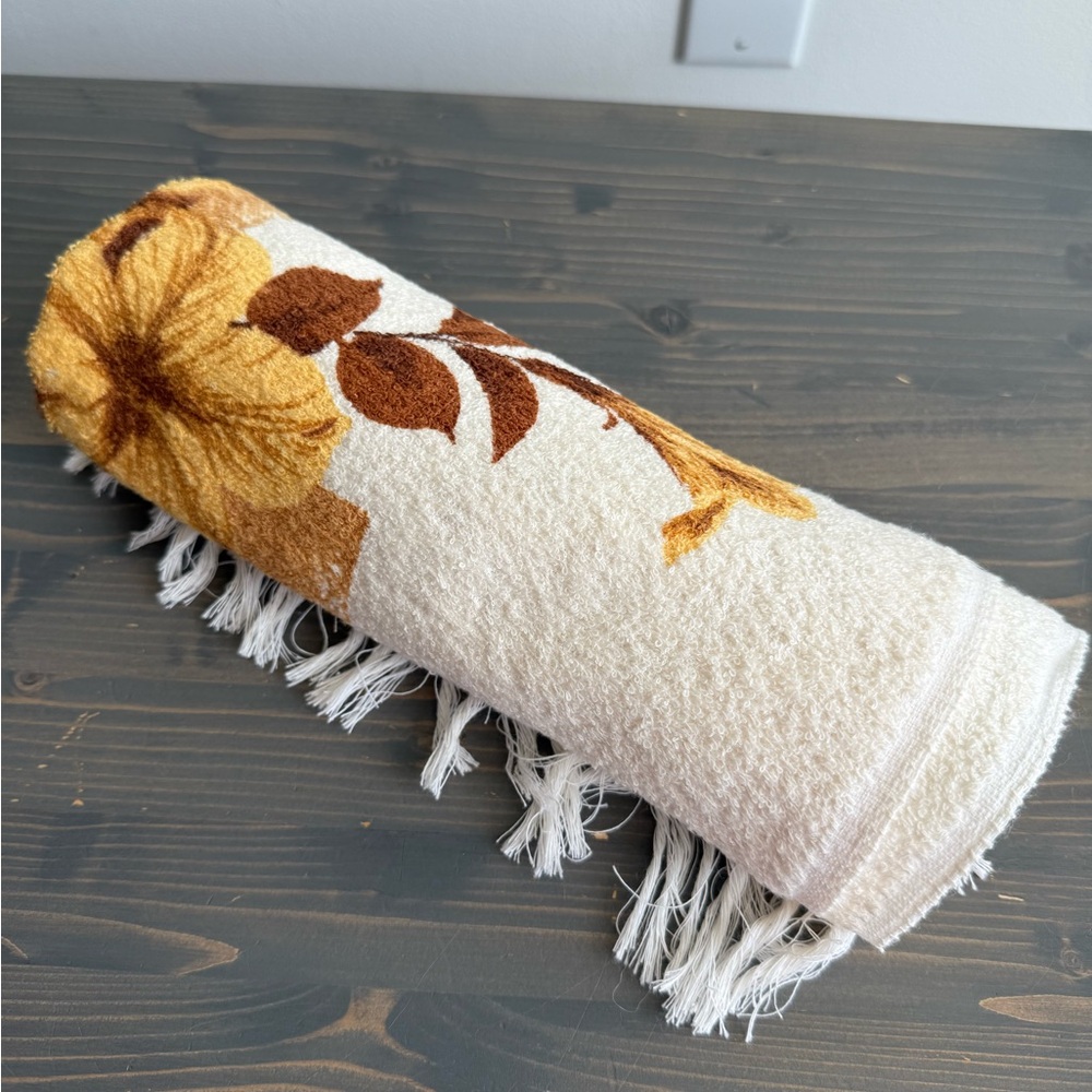 Vintage bath towel